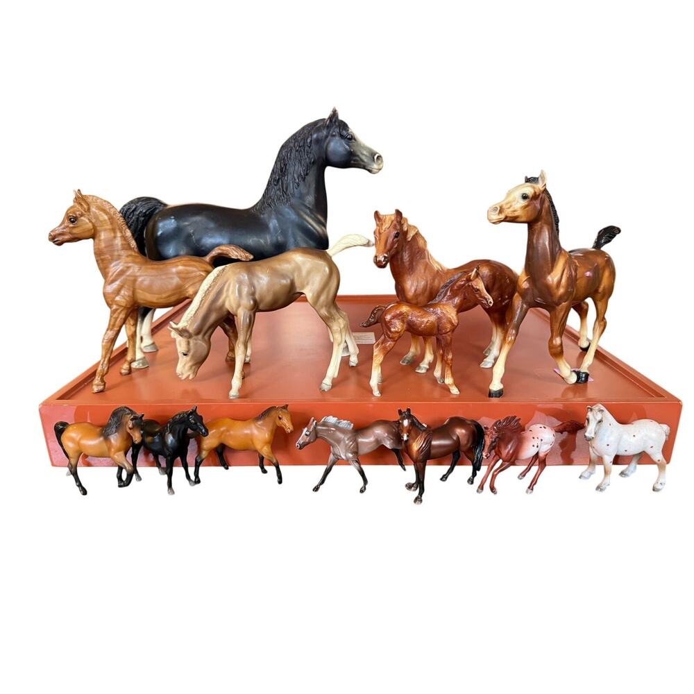 Vintage Breyer Horses Family Arabian Stallion Mare Foals Stablemates Lot